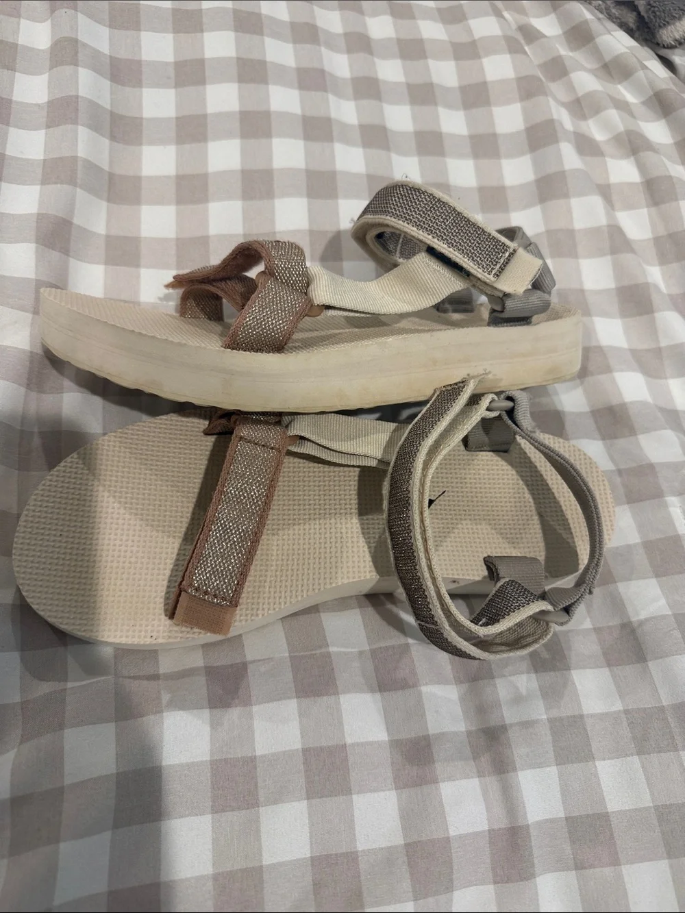 Teva Neutral Multicolor Strap Sandals